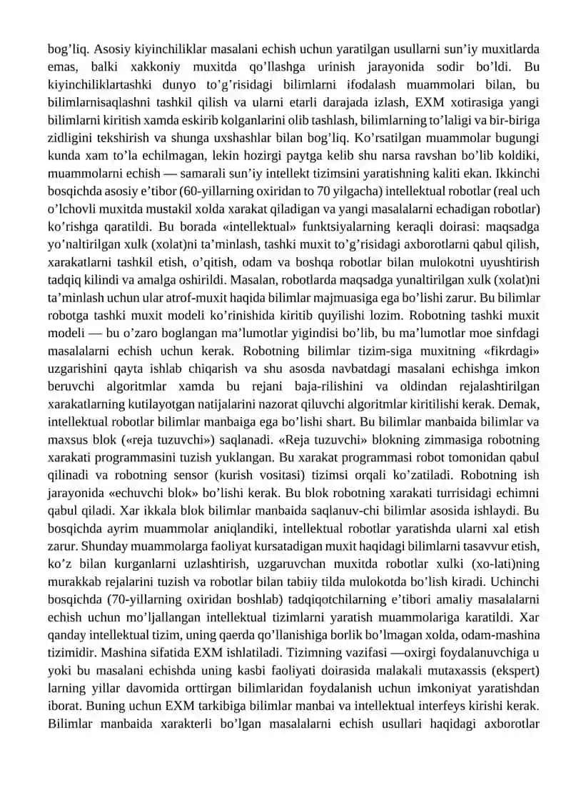 Sun’iy intellekt texnologiyalari 4