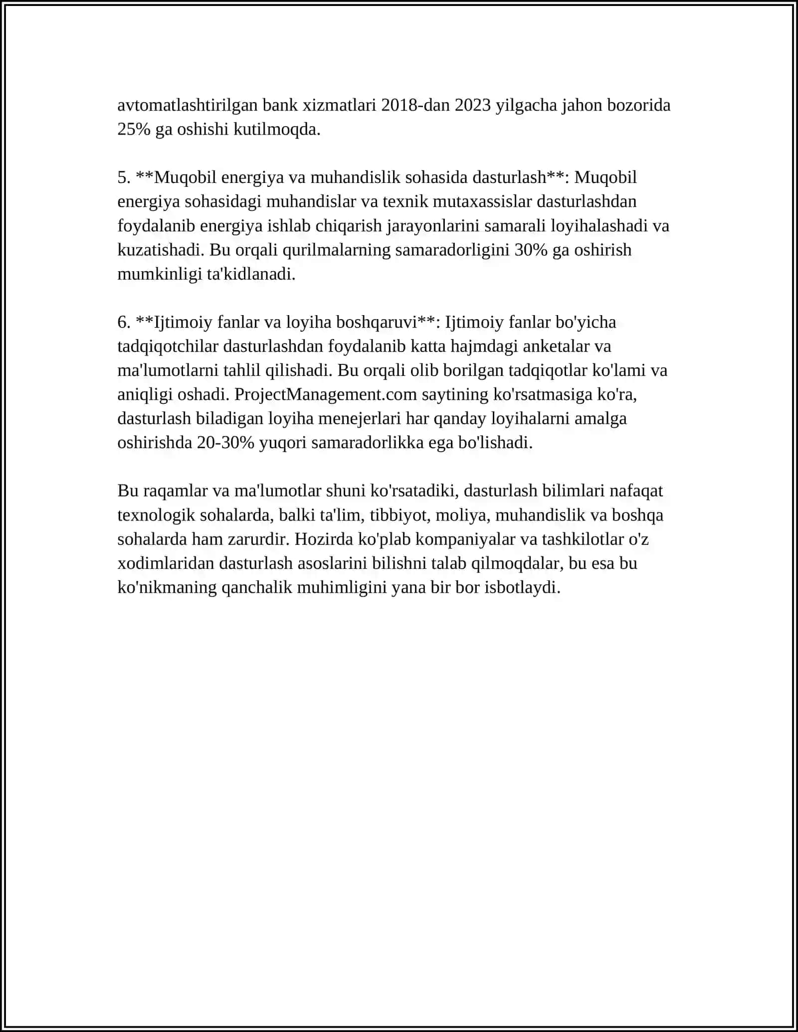 MUSTAQIL ISH Mavzu: AGREE DISAGREE ESSAY 4