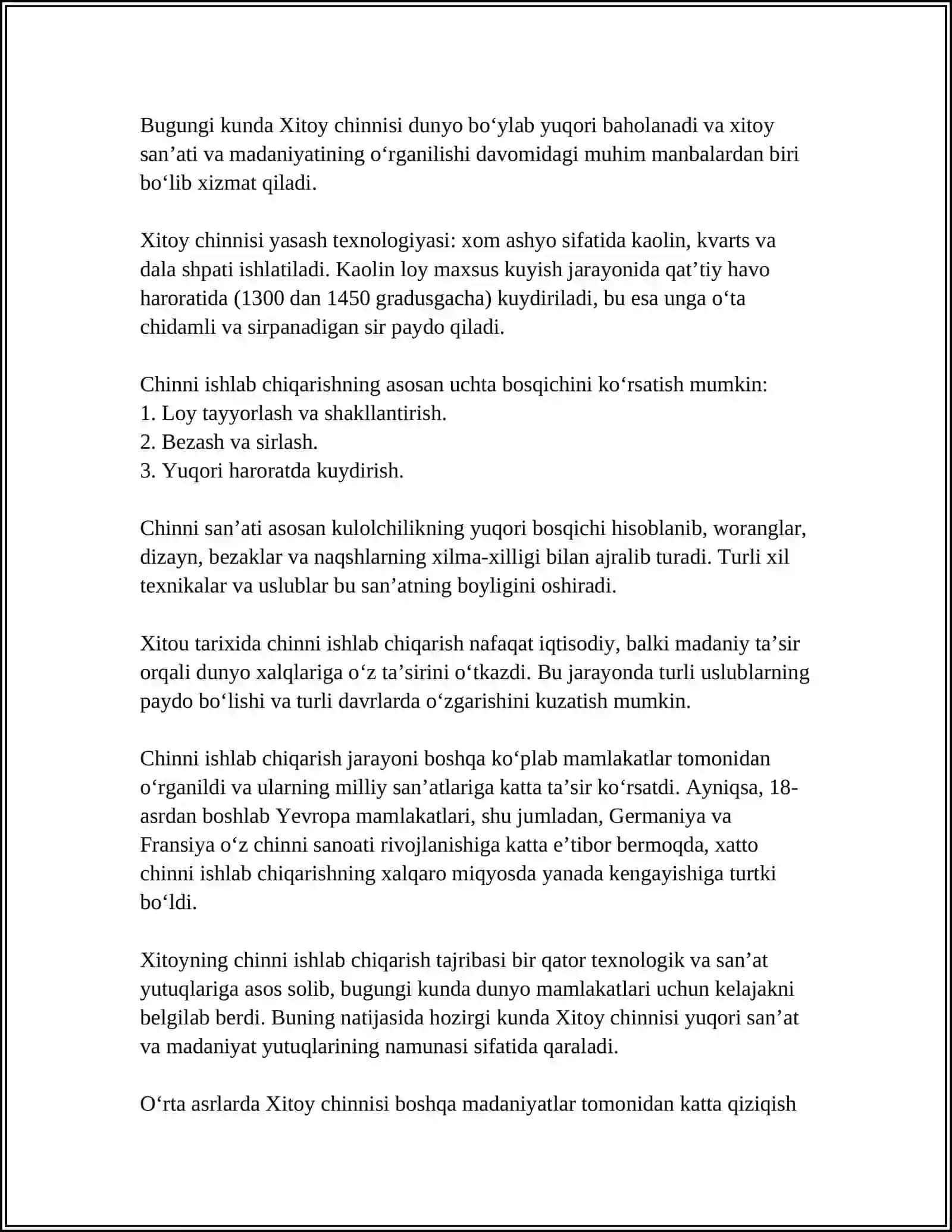 SOPOL BUYUMLAR TO'G'RISIDA UMUMIY MALUMOTLAR 4