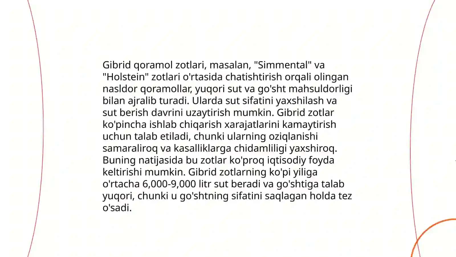 Gibridlash yoʻli bilan yaratilgan qoramol zotlarini tavsifi 4