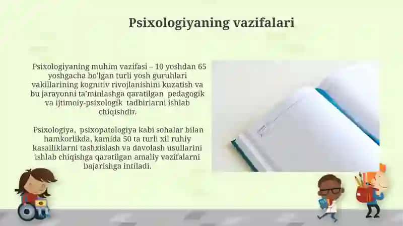 Psixologiya fanining predmeti, maqsad va vazifalari 4