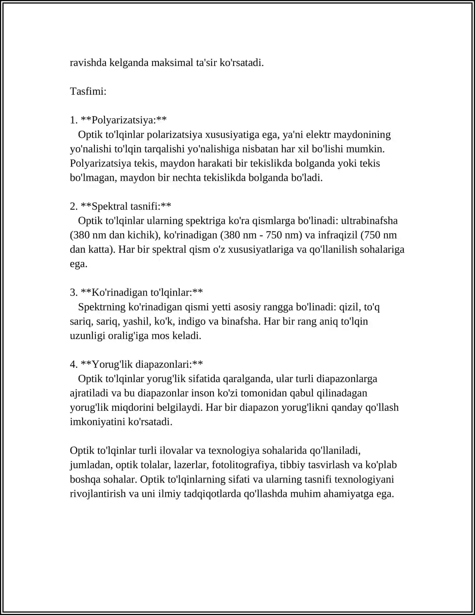 OPTIKA SOHASIDA ILMIY TADQIQOTLAR OLIB BORGAN CHET-ELLIK OLIMLAR 4