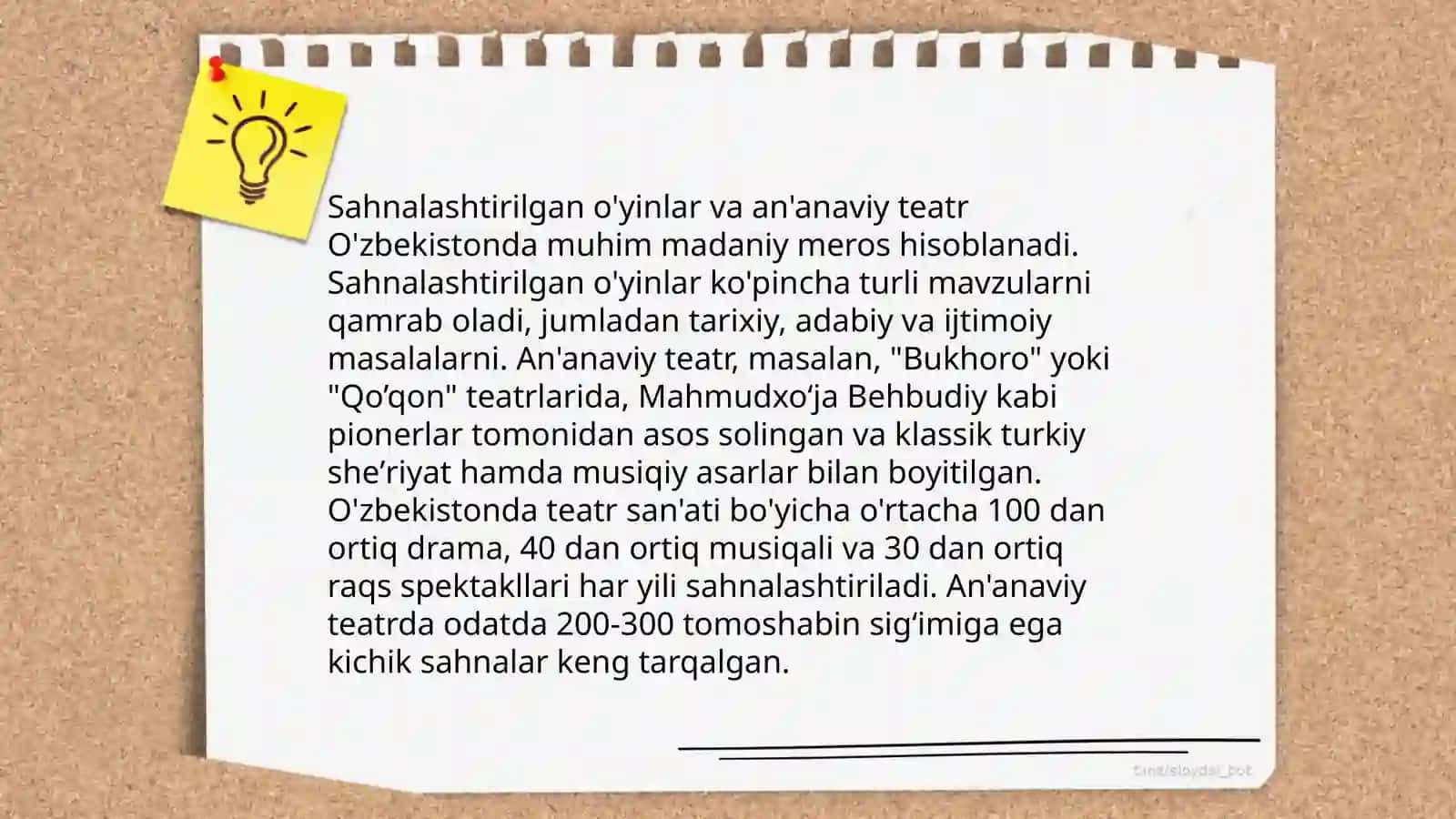 Sahnalashtirilgan o'yinlarning tarixi 4