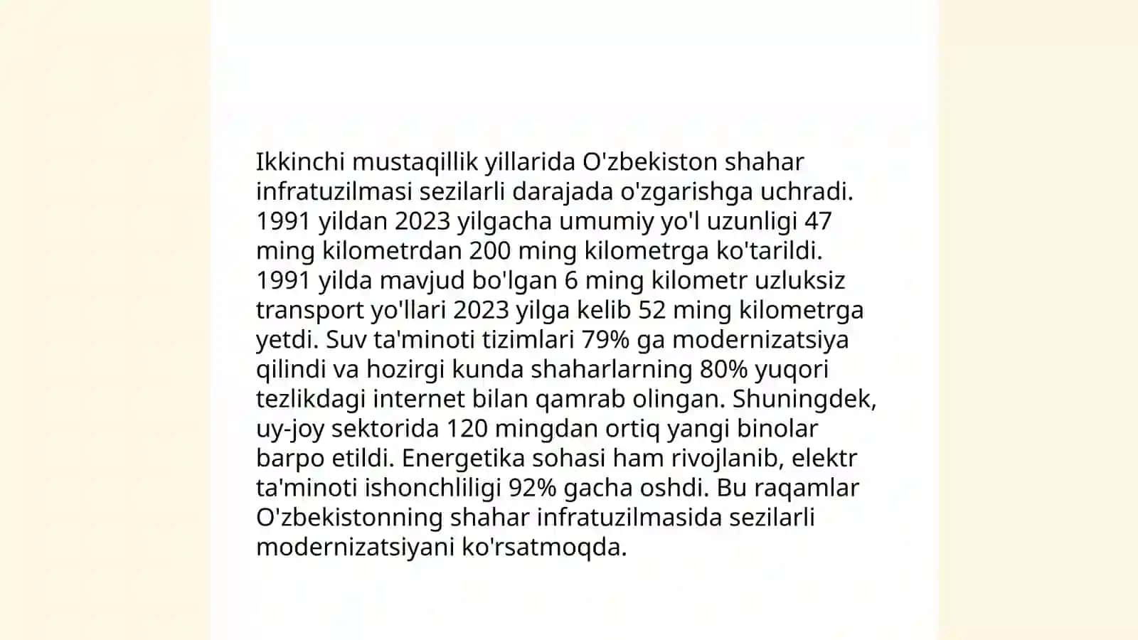 Mustaqillik yillarida shaharsozlik: tarixiy bosqichlar va rivojlantirish 4