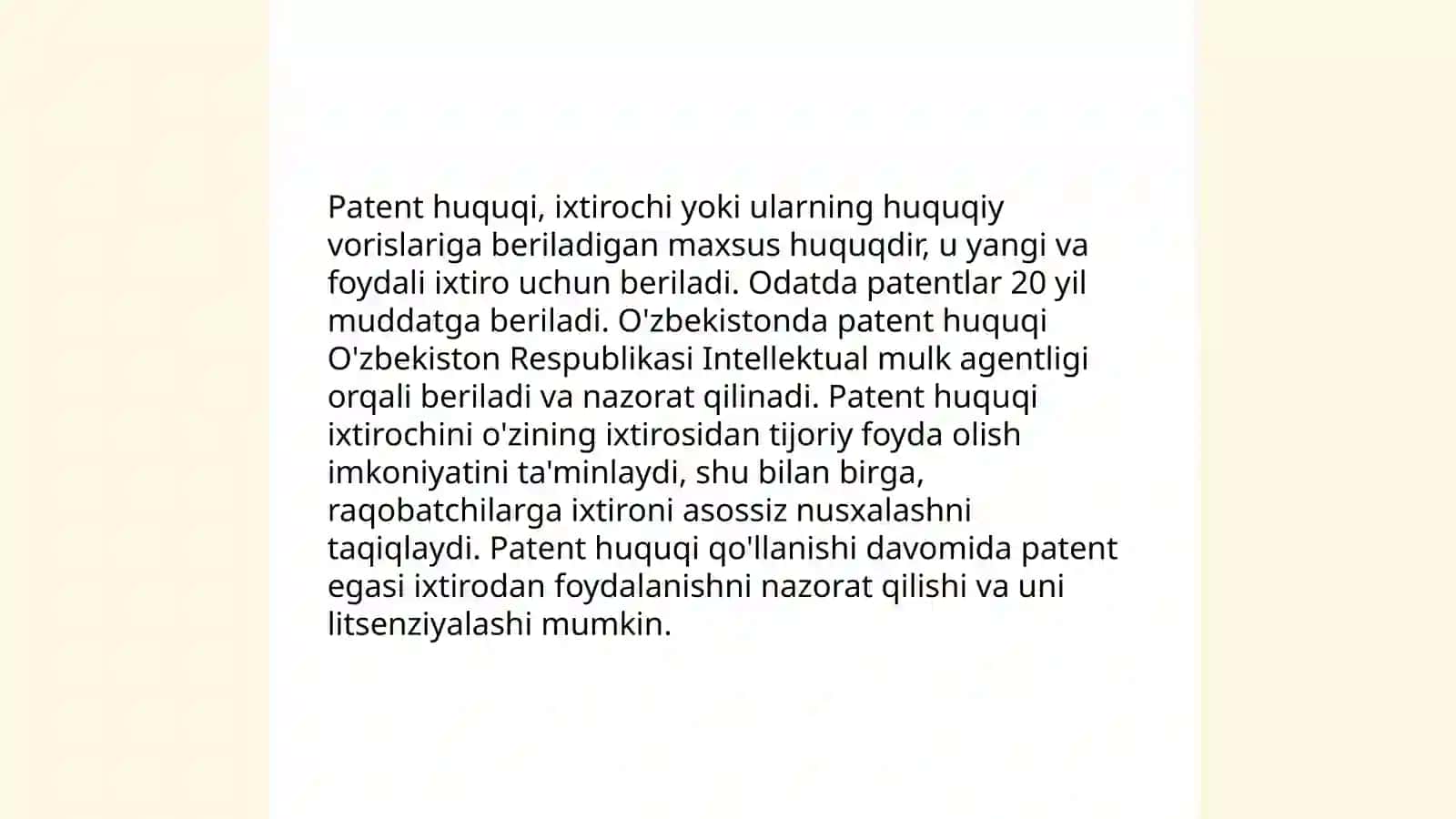 Sanoat mulkiga bo'lgan huquq 4
