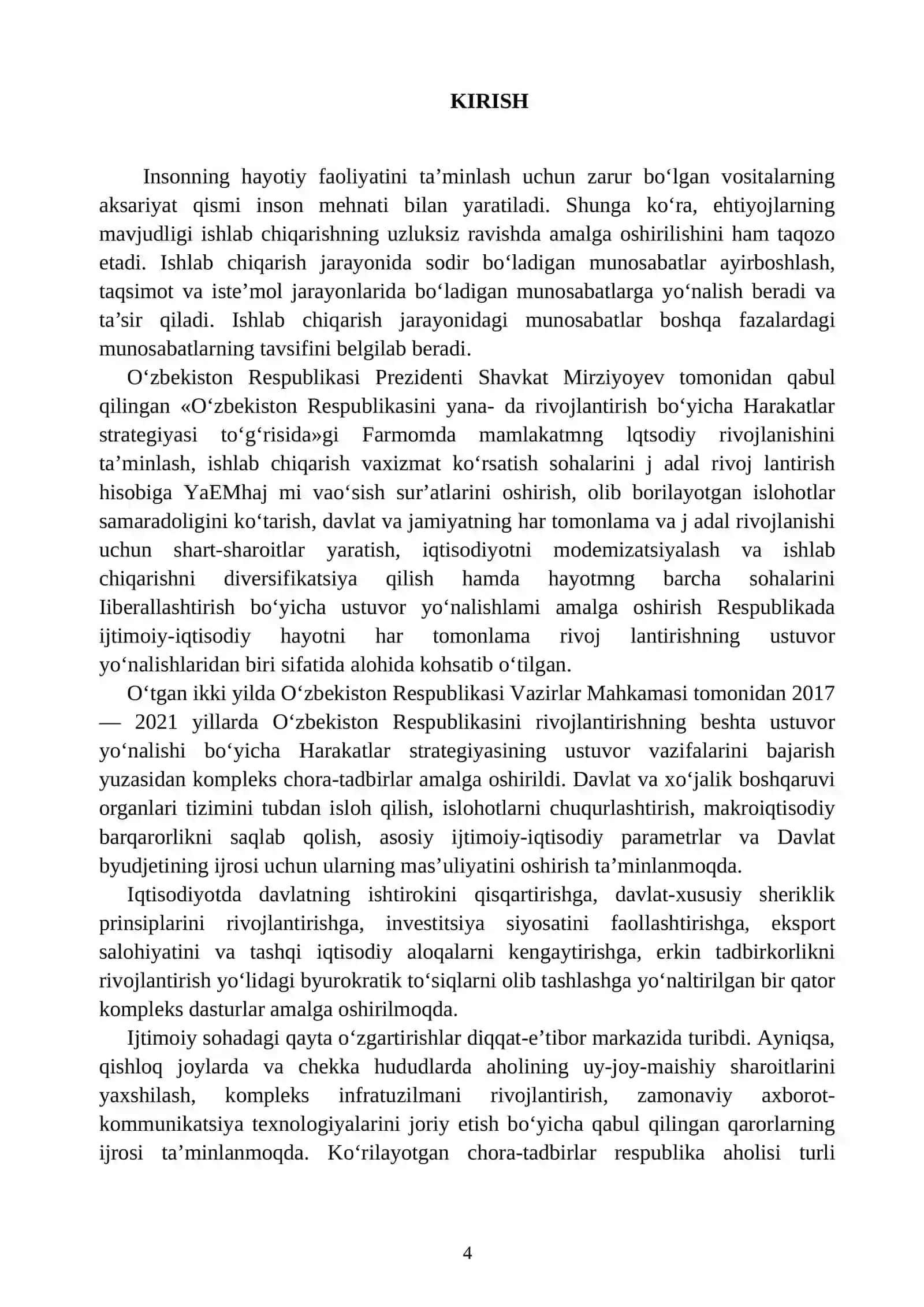 IJTIMOIY-IQTISODIY EHTIYOJLARNING MAZMUNI VA ULARNING TURKUMLANISHI 4