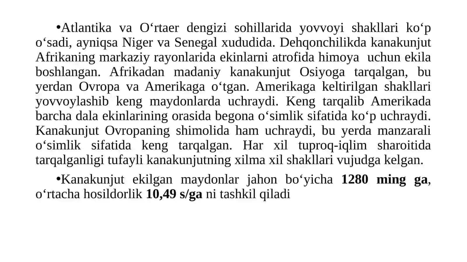 Kanakunjut ahamiyati, biologiyasi va yetishtirish texnologiyasi 4