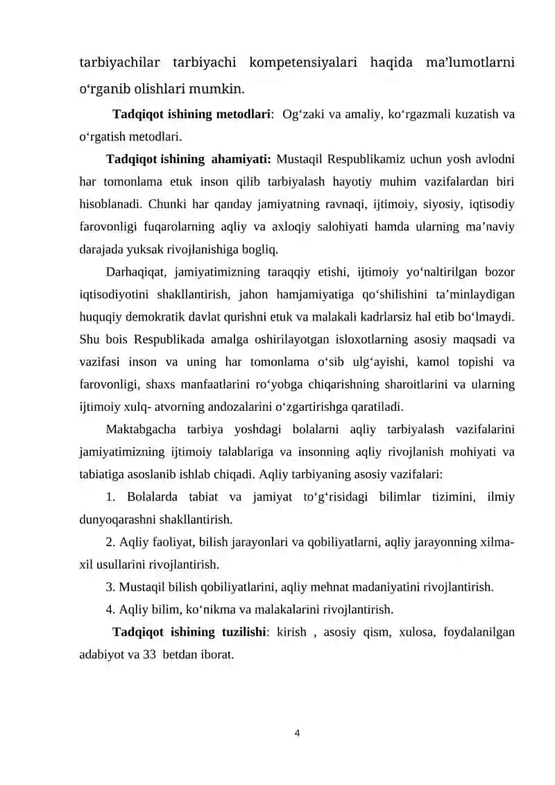 Bolalarni maktabgacha tayyorlashda aqliy tarbiyaning ahamiyati 4