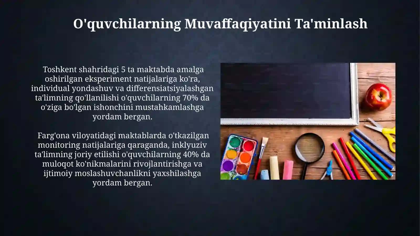 inklyuziv taʼlim metodlari: tahlili va xususiyatlari 4