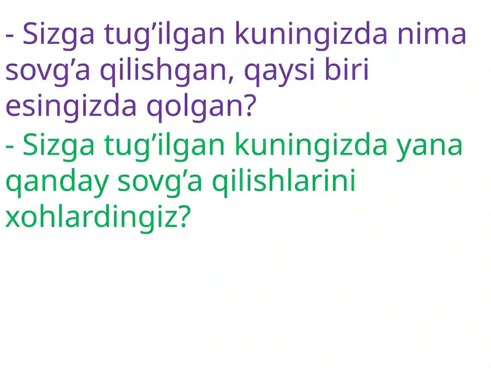 Bolalarning sevimli bayramlari 4