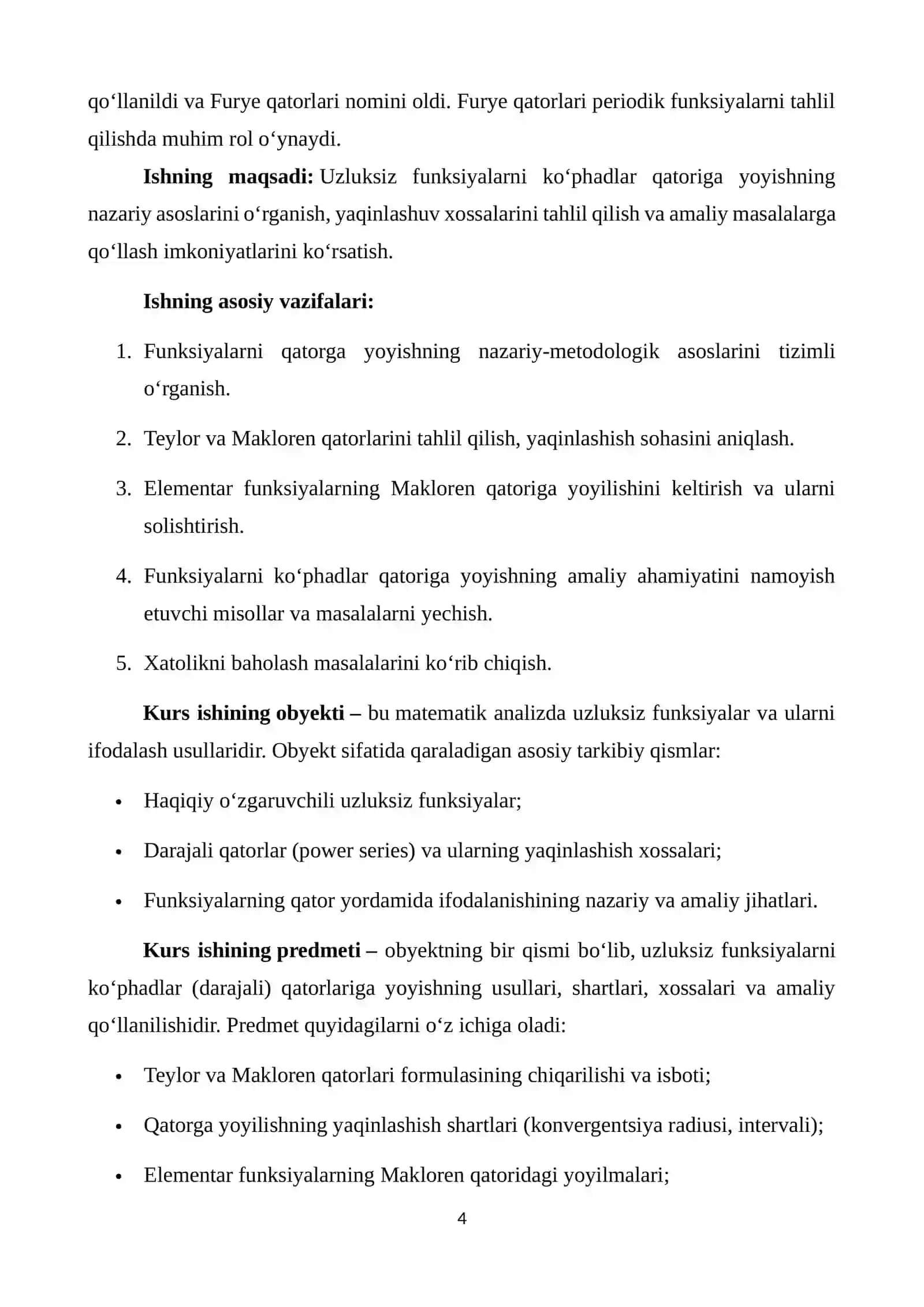 Uzluksiz funksiyani ko'phadlar qatoriga yoyish 4