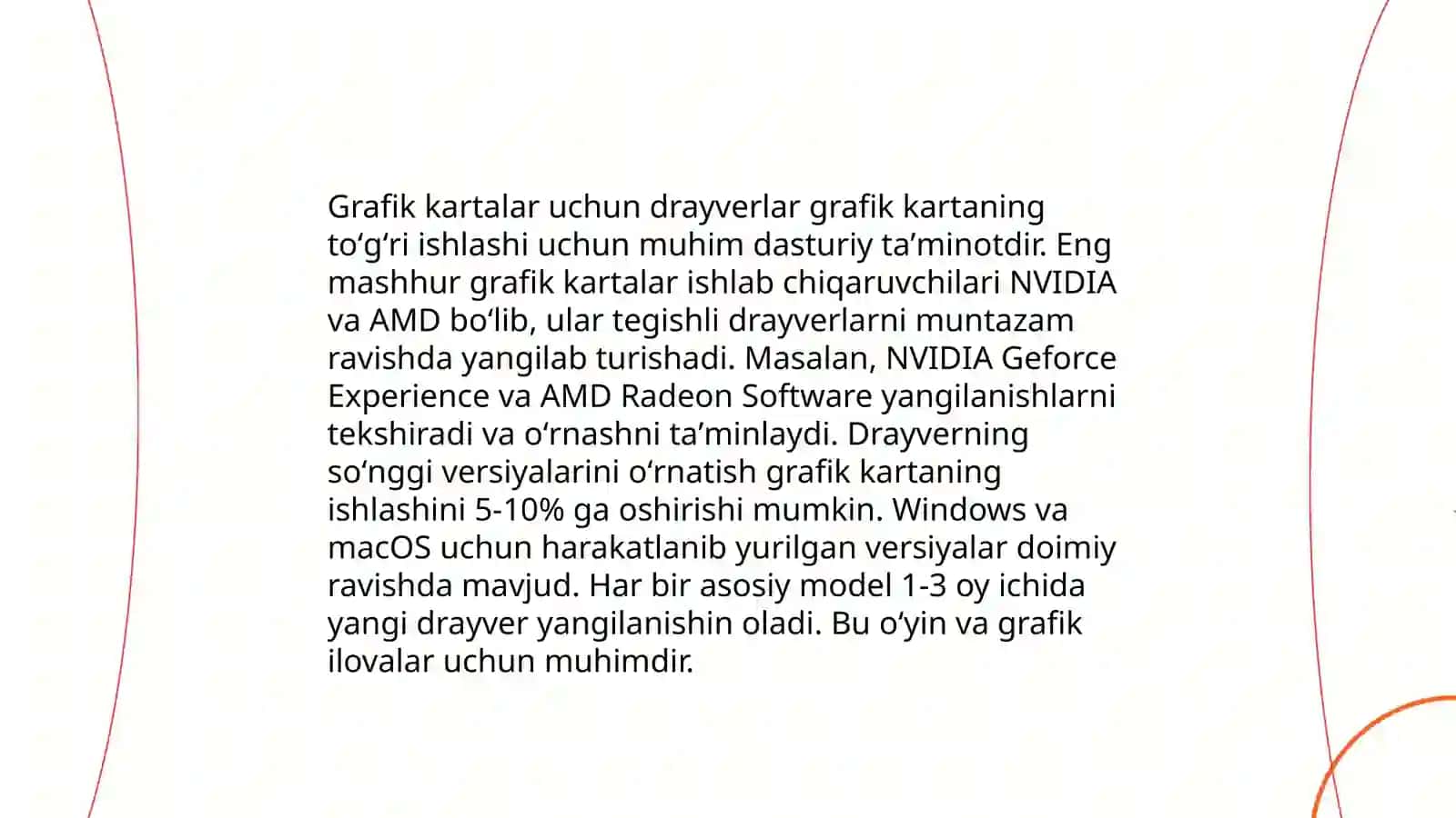 Operatsion tizimlar uchun drayverlar 4