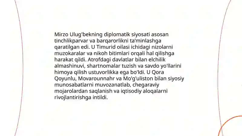 Mirzo Ulug'bekning hukumat boshqaruvi va ma'muriy tizimi 4