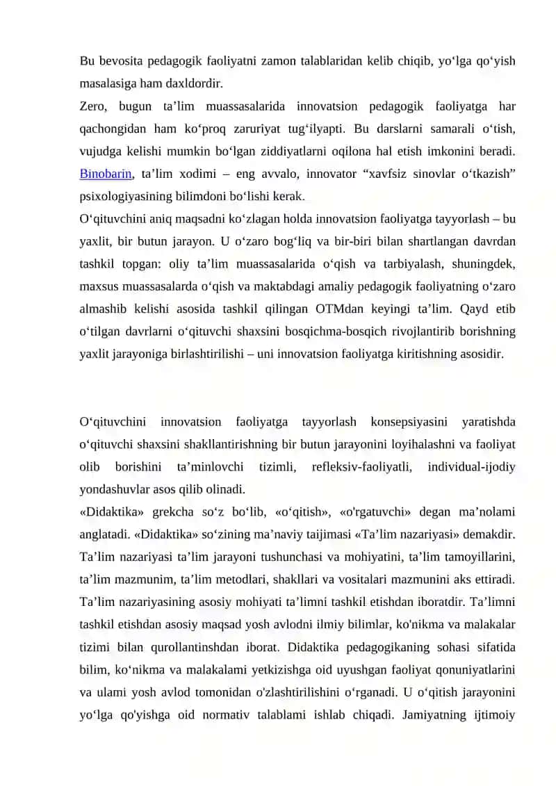 Maktabgacha ta'limda Metodika Fanlarini o'qitish Texnologiyasi 4