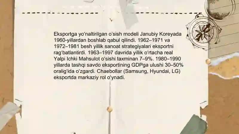 Janubiy Koreya iqtisodiyoti 4