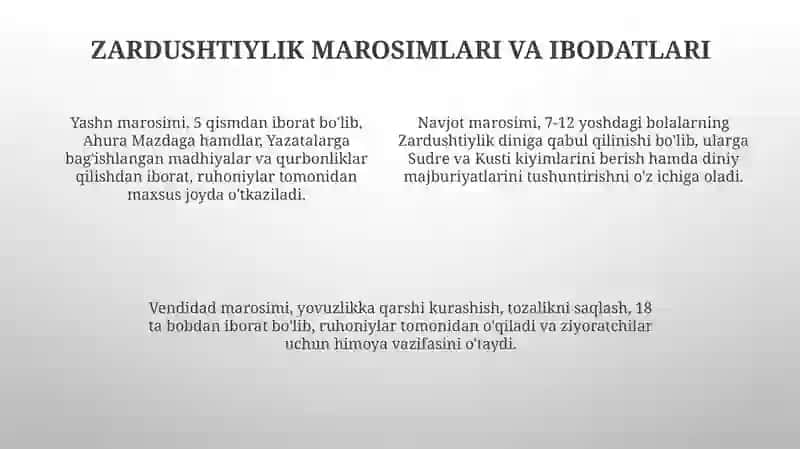Zardushtiylikning teologik tizimi va diniy marosimlari 4