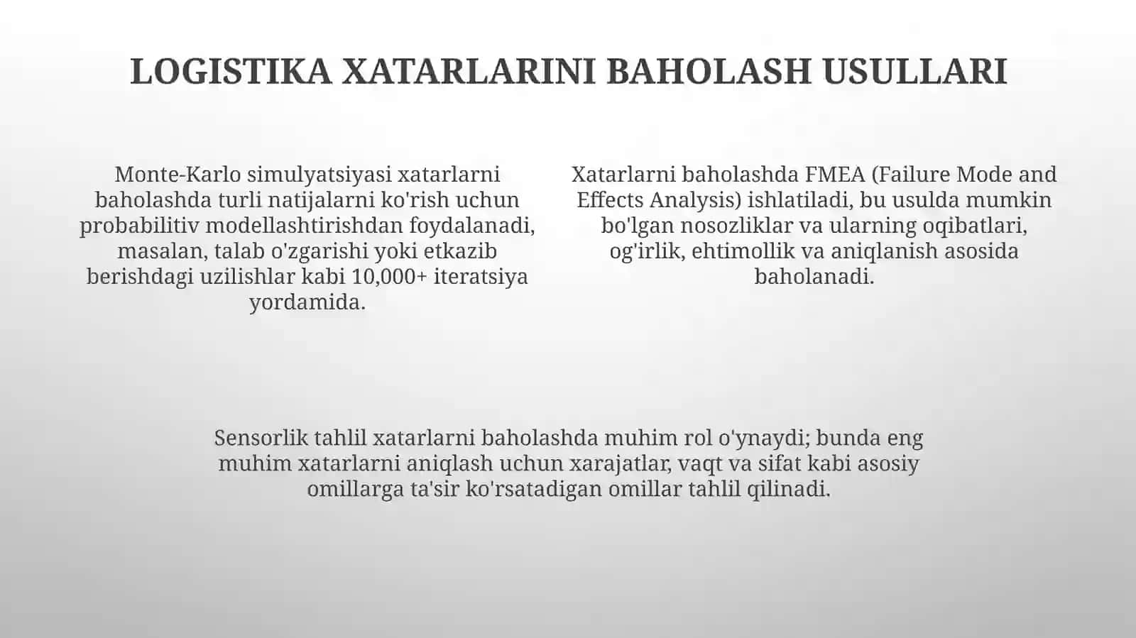 Logistikatizimidainvestitsiyarisklarivaularnipasaytirishyo'llari 4