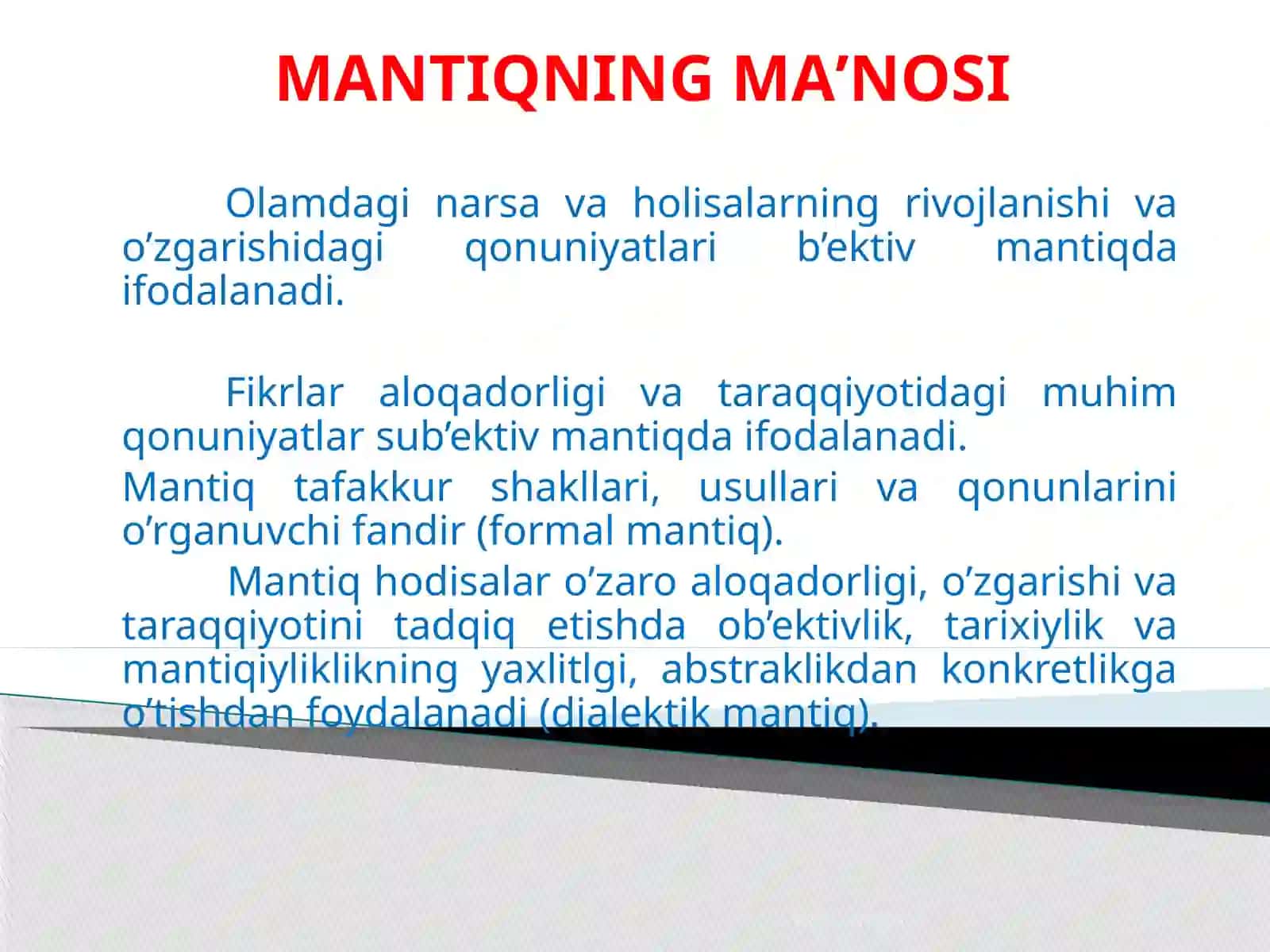 Formal mantiqning asosiy qonun-qoidalari 4