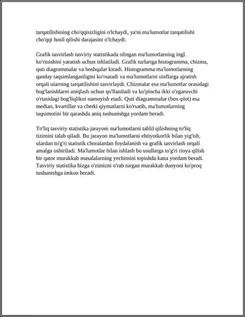 4. TASVIRIY STATISTIKA 4
