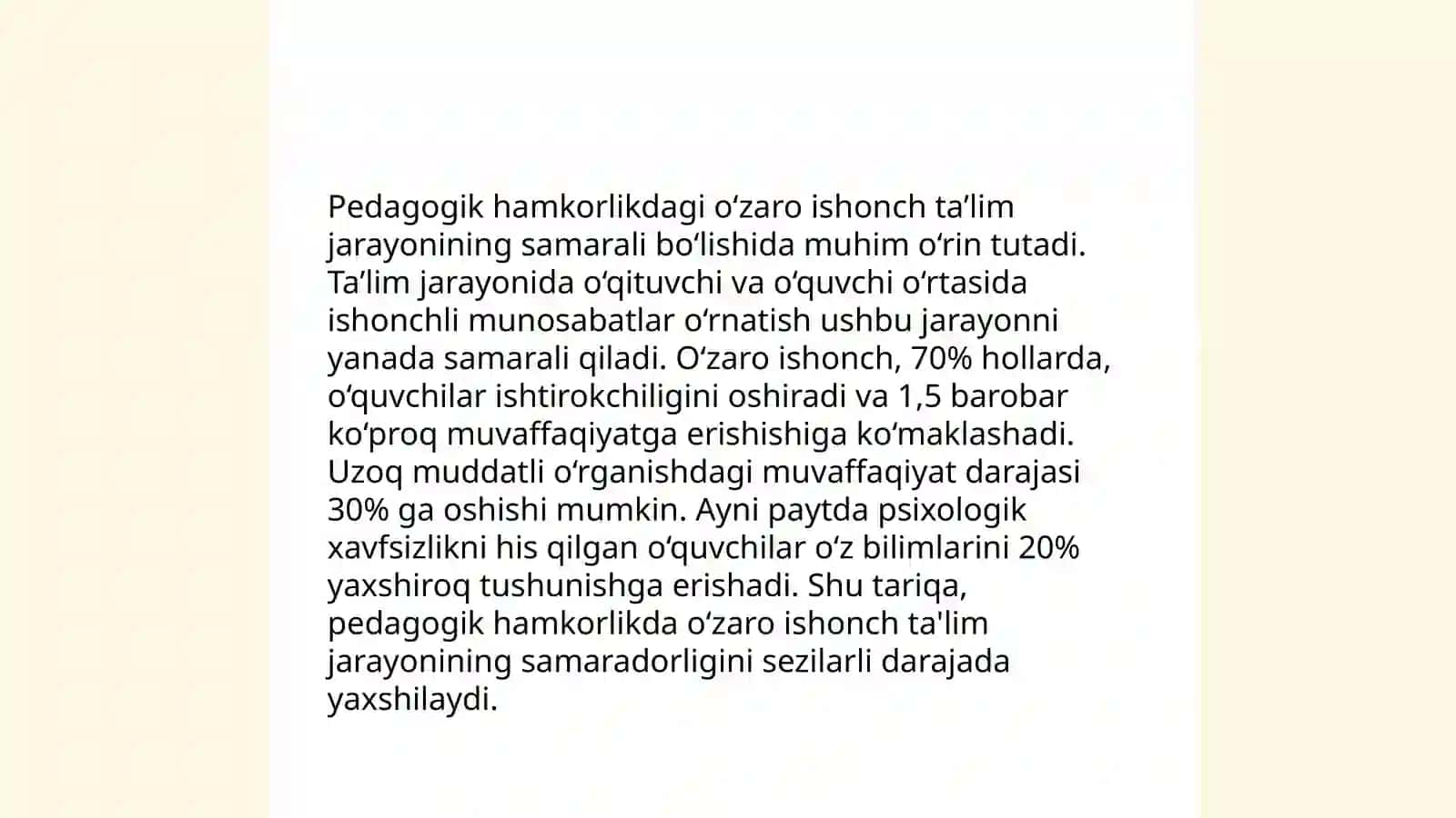 Hamkorlik pedagogikasining tarkibiy qismlari 4