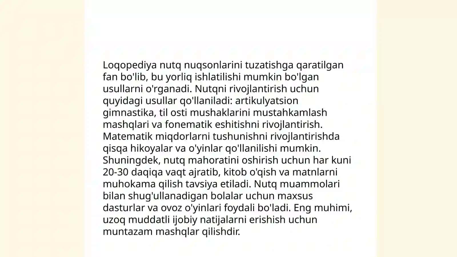 Maxsus pedagogika lohopsixalogiya fanidan mustaqil talim uchun tayyorlagan taqdimoti 4