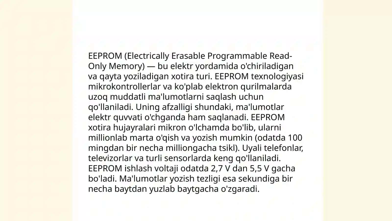 Doimiy xotira qurilma mikrosxemalar 4