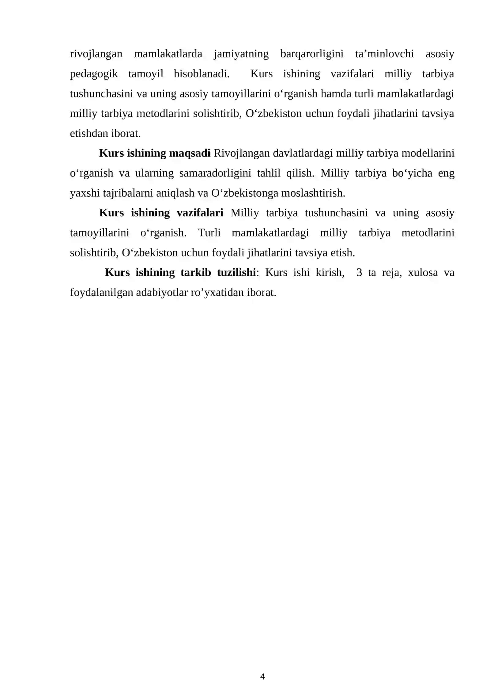 RIVOJLANGAN MAMLAKATARDA MILLIY TARBIYA DASTURLARI 4