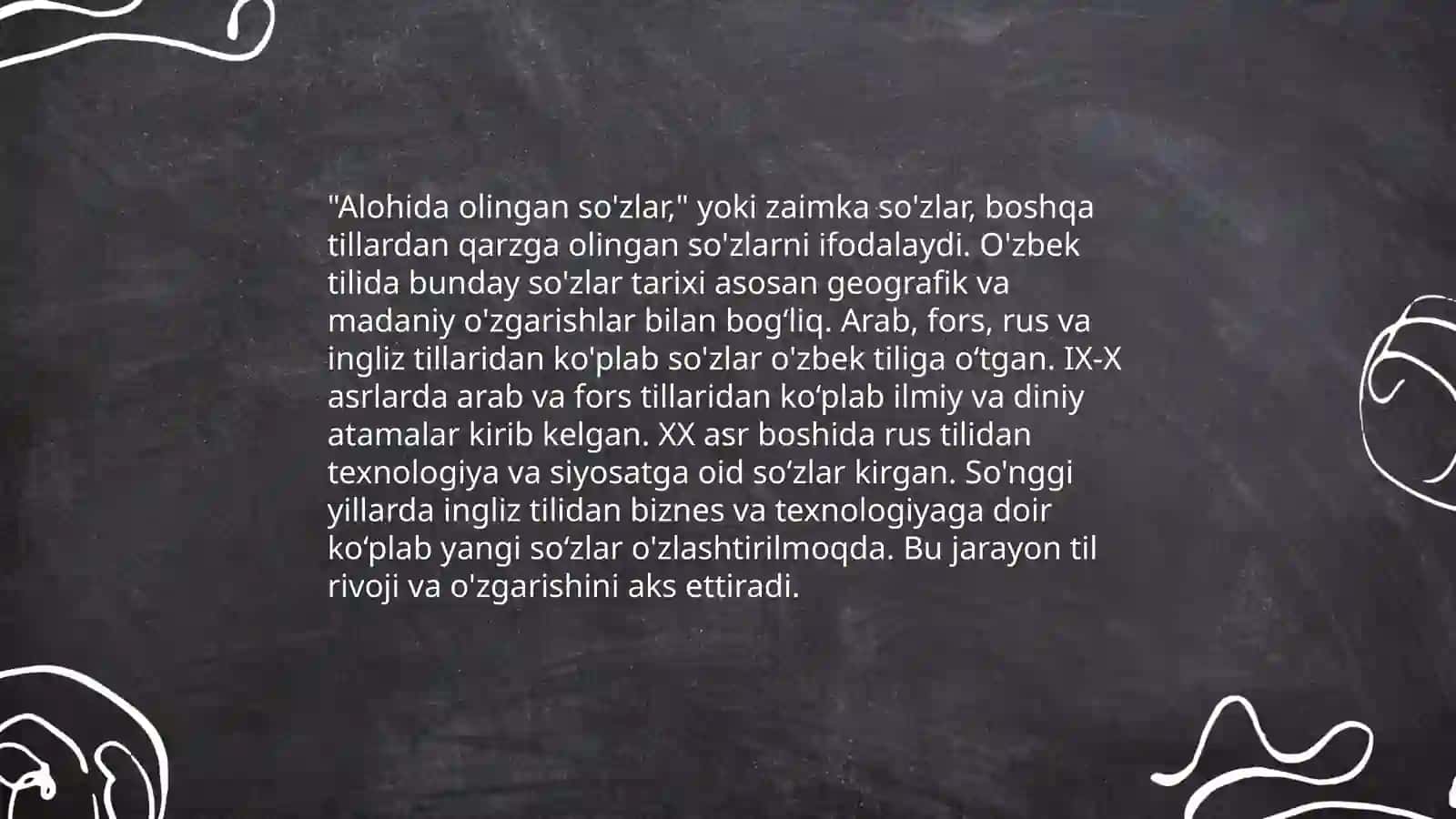 Alohida olingan so'zlarning ma’nosi 4