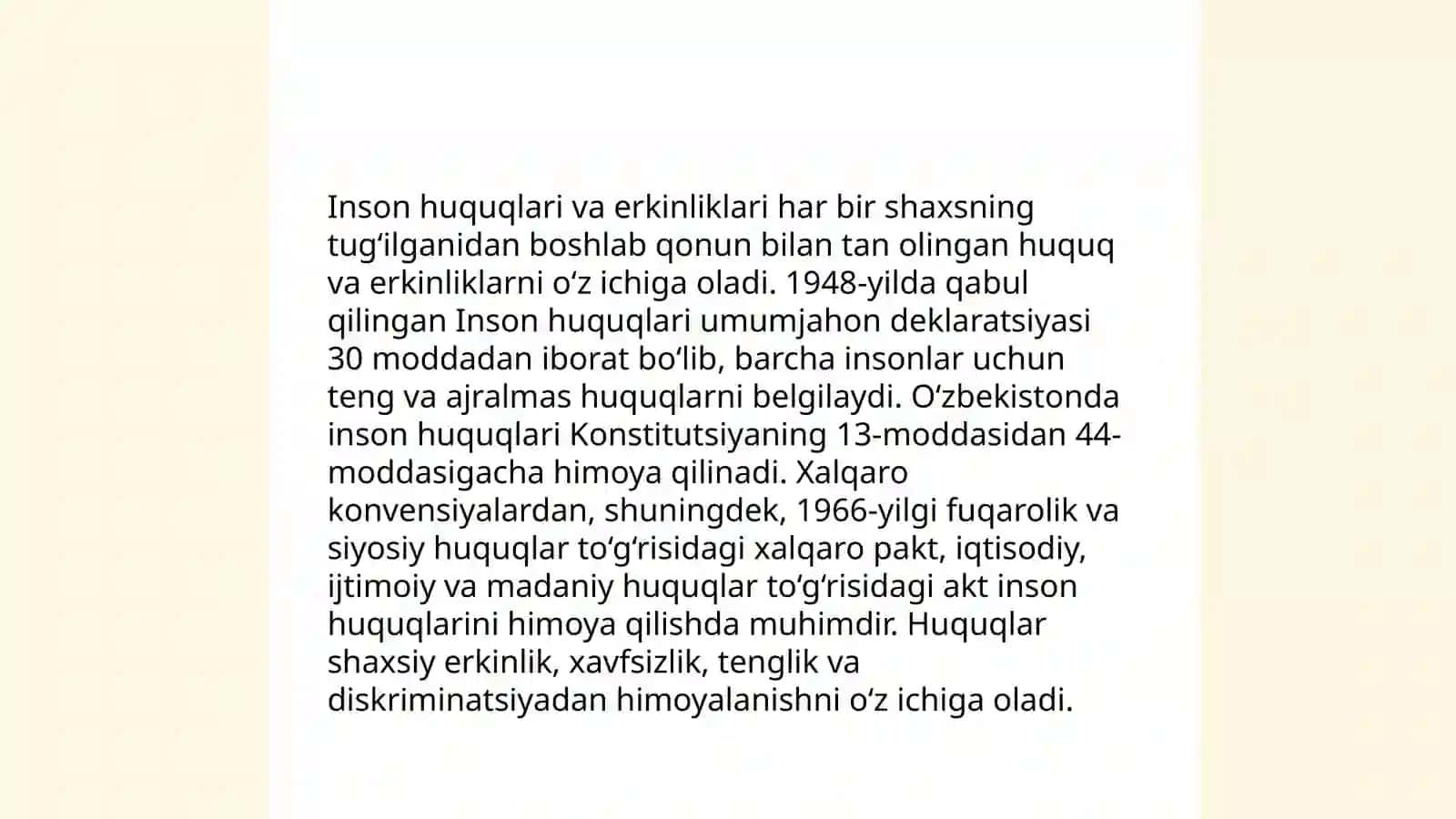 Yangi tahrirdagi Oʻzbekiston Respublikasi Konstitutsiyasi 4