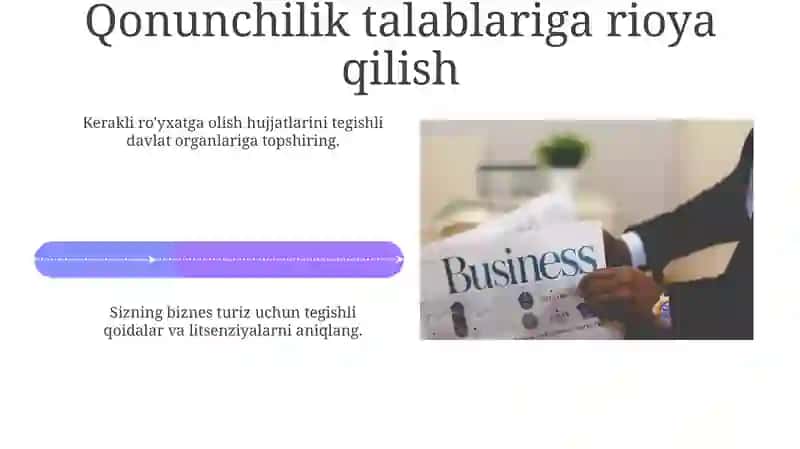 Tadbirkorlik subyektlarini davlat ro’yxatidan o’tkazish tartibi 4