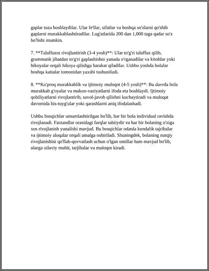 BOLALARDA NUTQ BUZILISHINING XUSUSIYATLARI 4