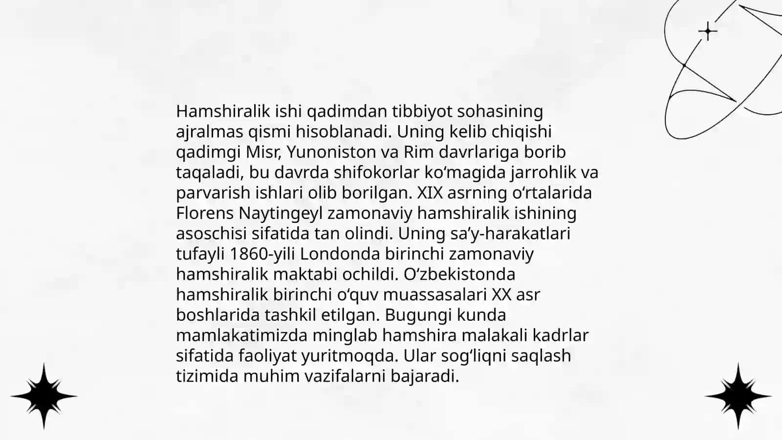 Hamshiralik ishining tarifi hamshiralik ishining asoschilari hamshiralar assotsiatsiyasi haqida tushuncha 4