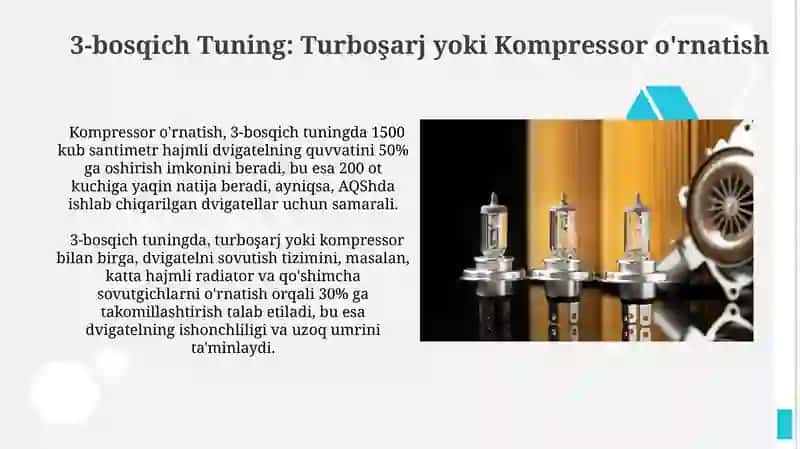 1-bosqich Tuning: Transmissiya O'zgarishlari 4