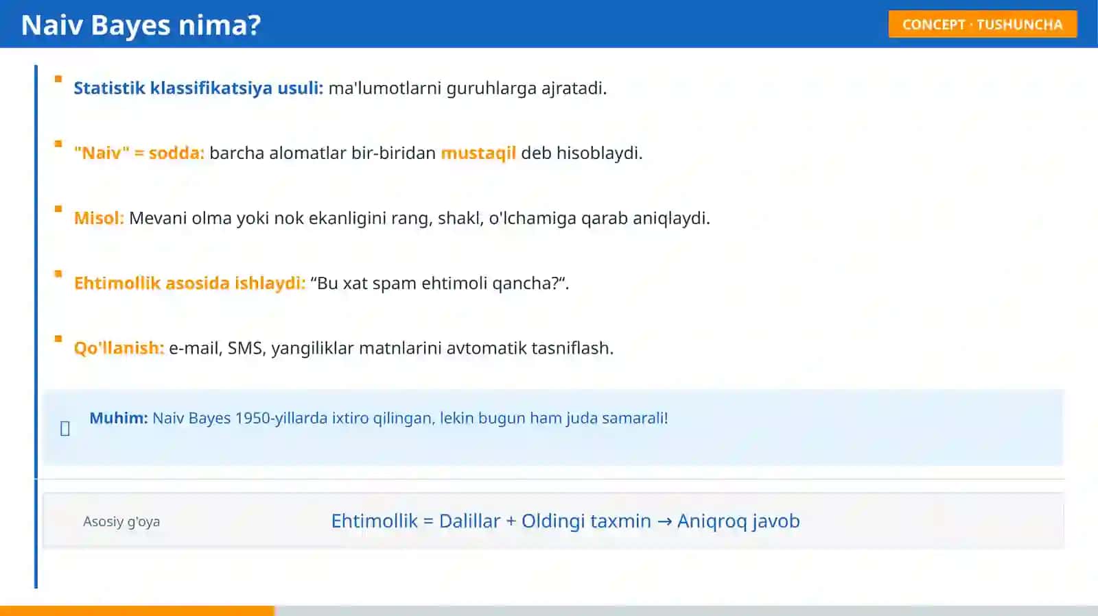 Naiv Bayes klassifikatori 4