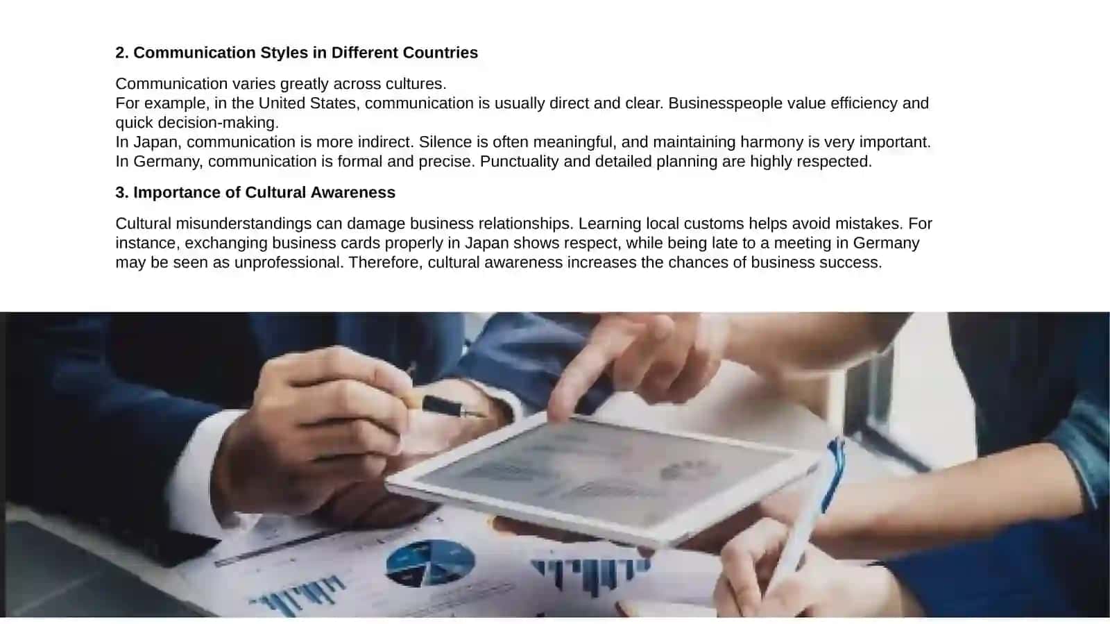 Business etiquette in different countries: learning about customs and manners 4