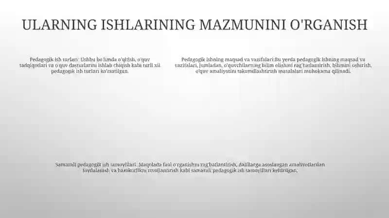 Pedagogika Kollejida Tarbiyaviy Ishlarining Mazmuni 4