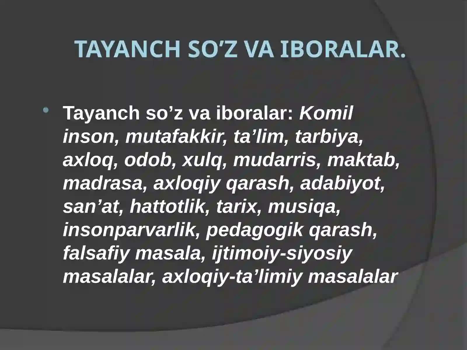 Alisher Navoiyning pedagogik qarashlari va tarbiyahaqidagi fikrlari 4