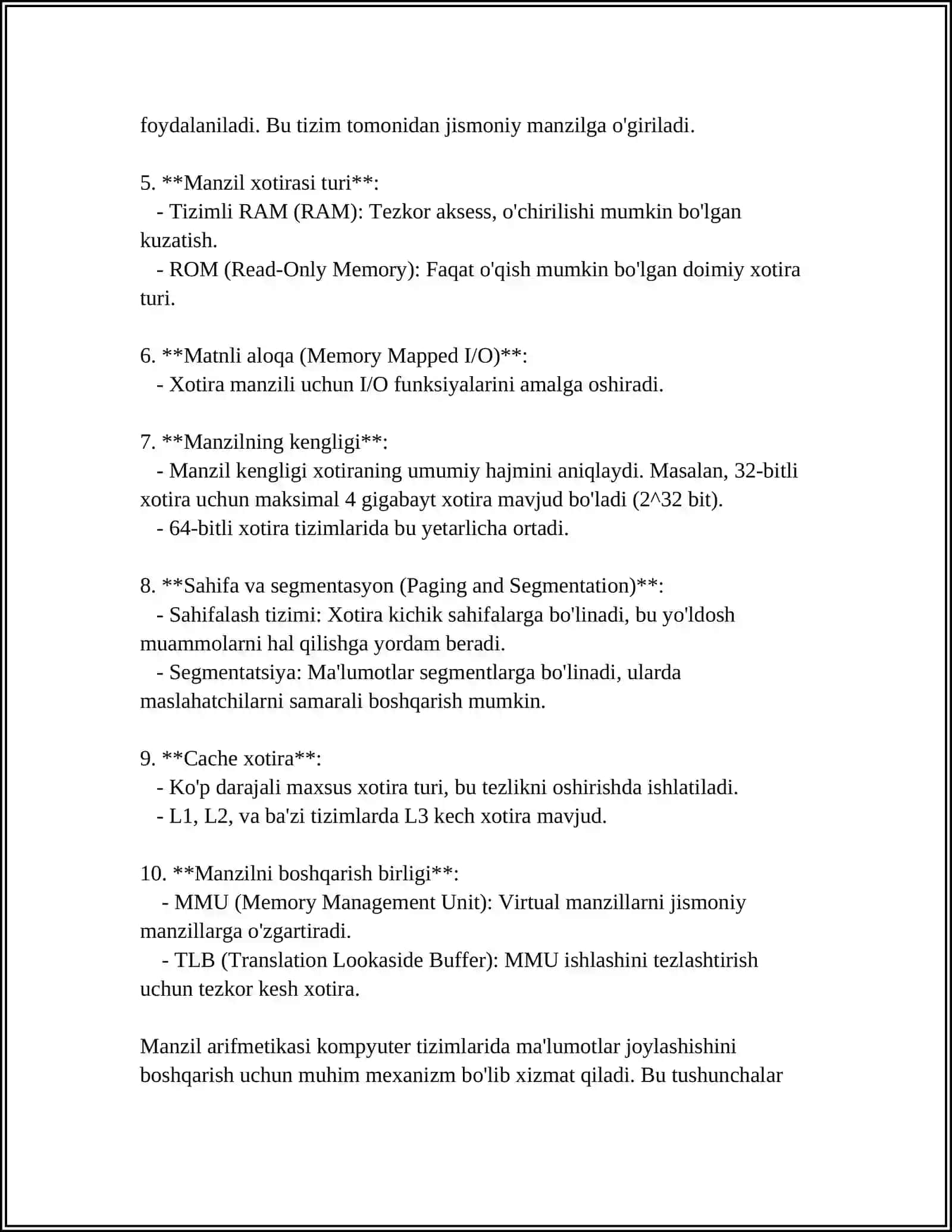 MANZIL ARIFMETIKASI NIMA? 4