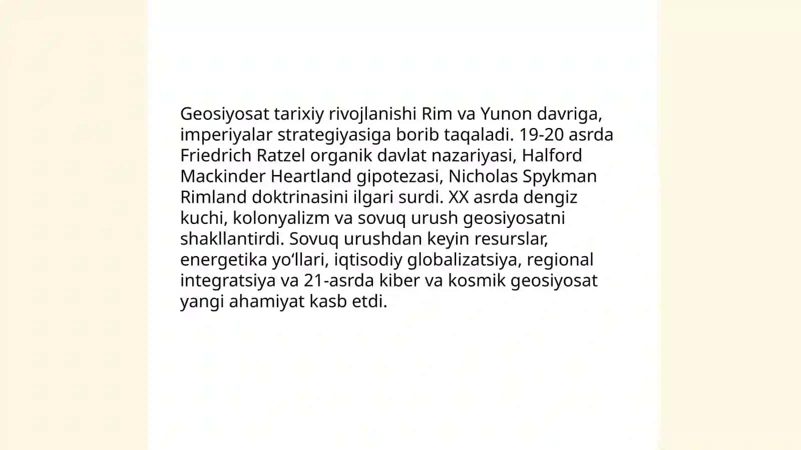 geosiyosat asoslari tushunchasi va uning asosiy aspektlari 4