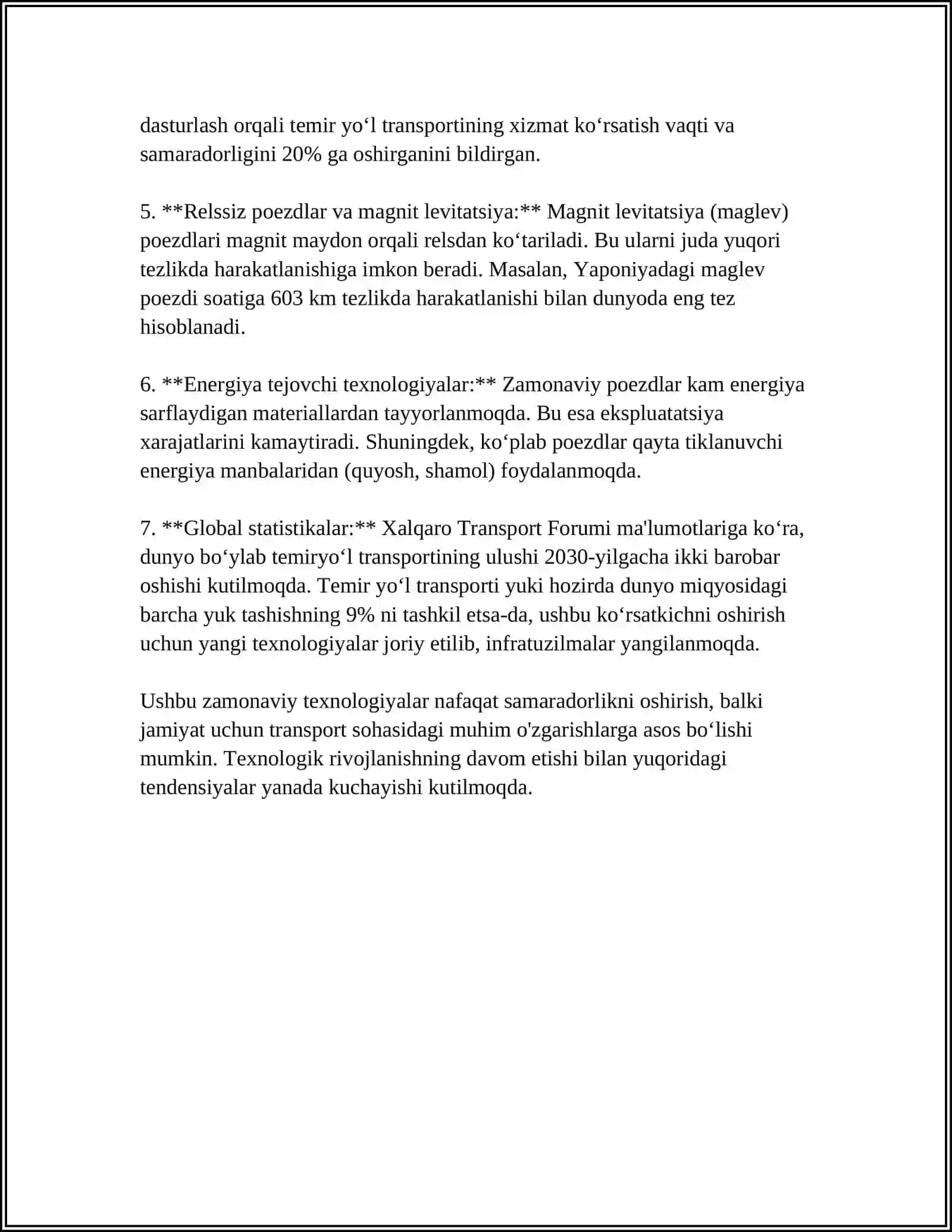 ZAMONAVIY TEMIRYOʻL VA TAʼMIRLASH MASHINALARI 4