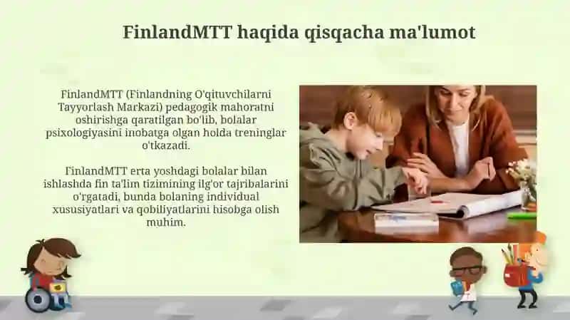 Fillandiya MTTda yosh bolalar bilan ishlashda pedagogik-psixologik xususiyatlarni hisobga olish 4