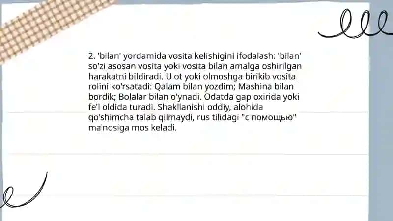 Vosita kelishigi 4