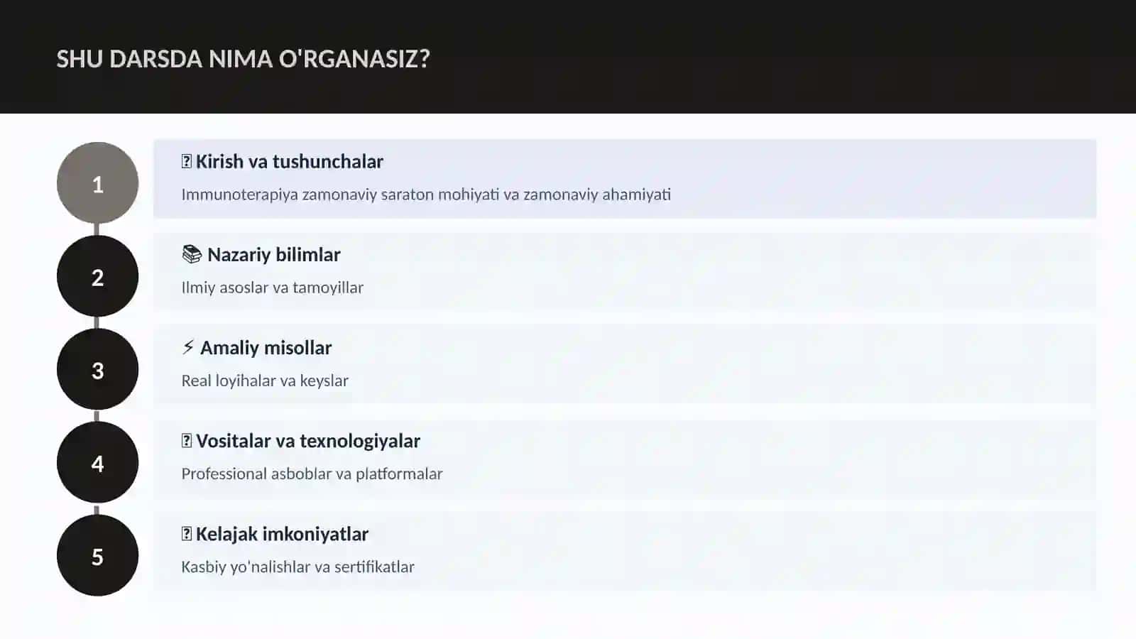 Immunoterapiya zamonaviy saraton 4