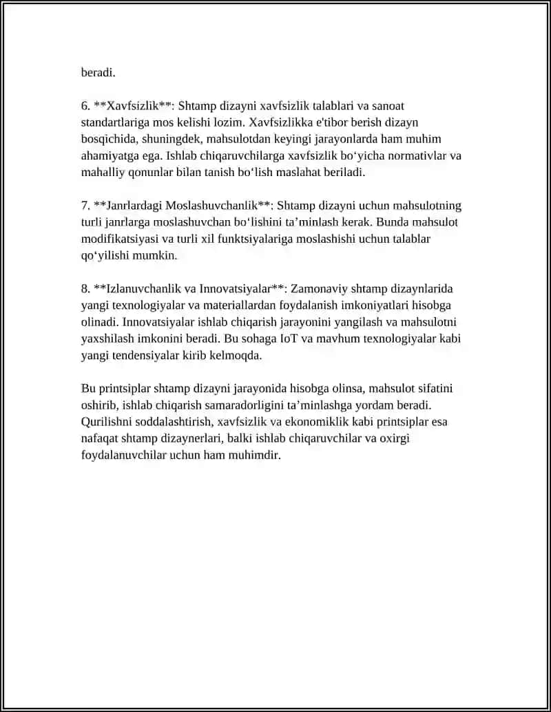SHTAMPLARNI LOYIHALASH 4