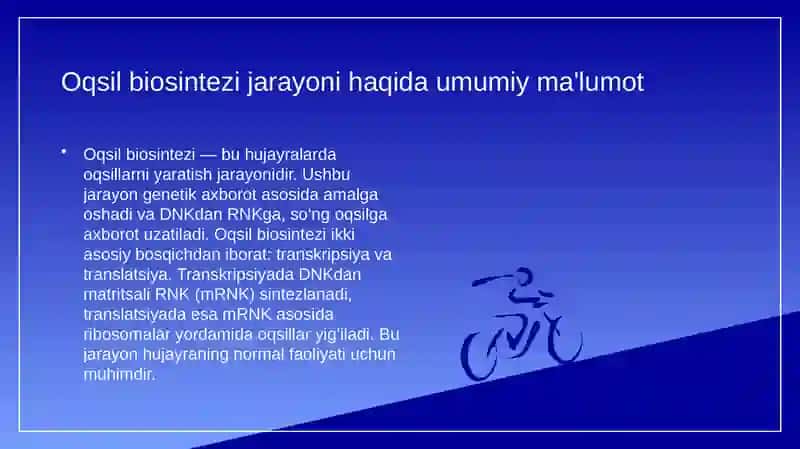 Oqsilbiosintezi 4