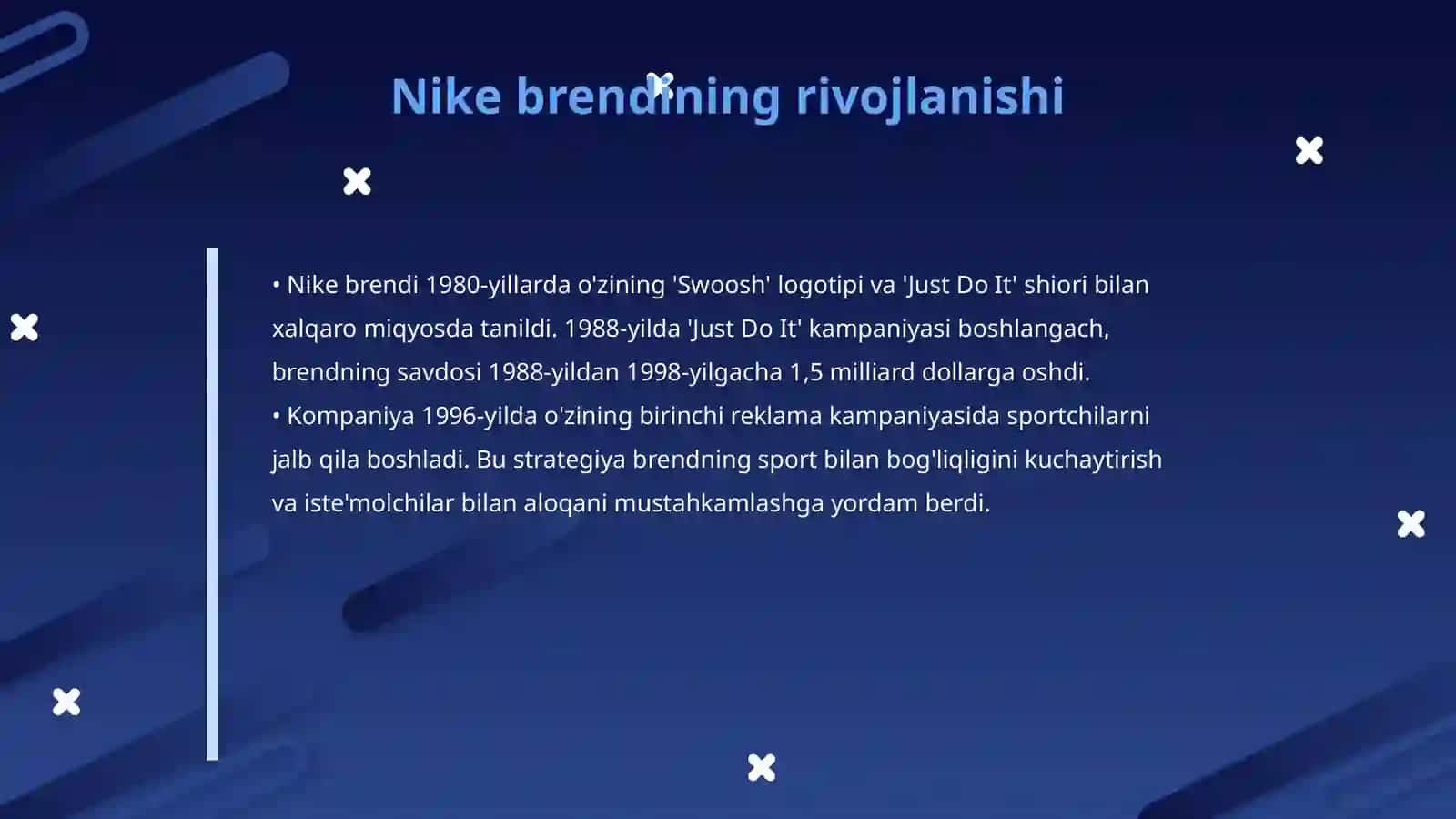 Nike kompaniyasi tarixi va marketing strategiyasi 4