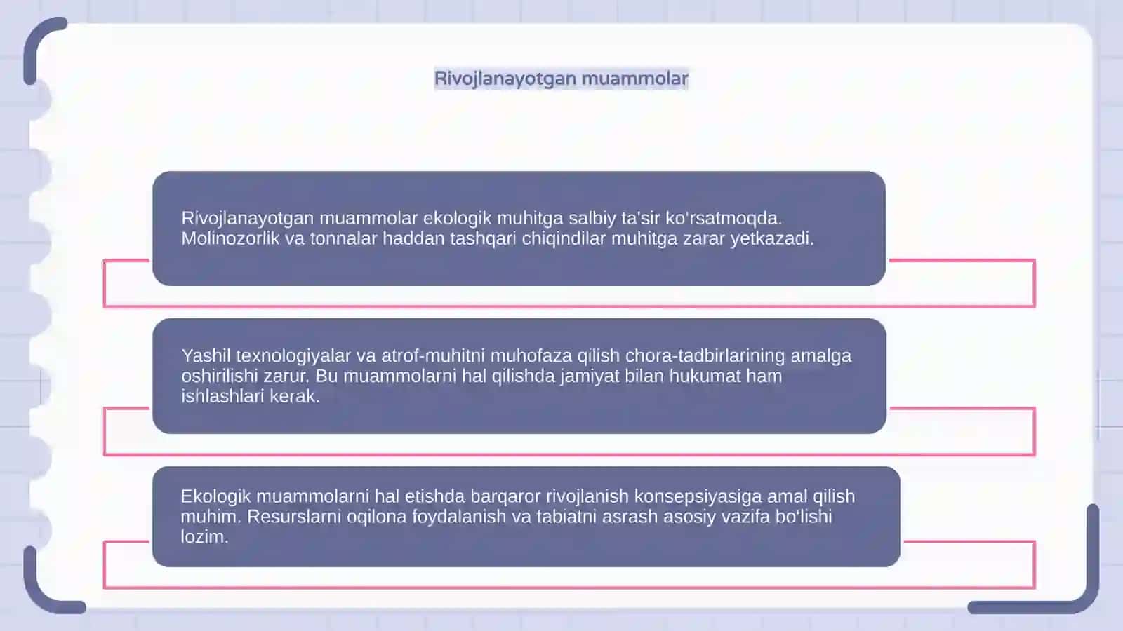 Ekologik muammolar va ularning yechimlari 4
