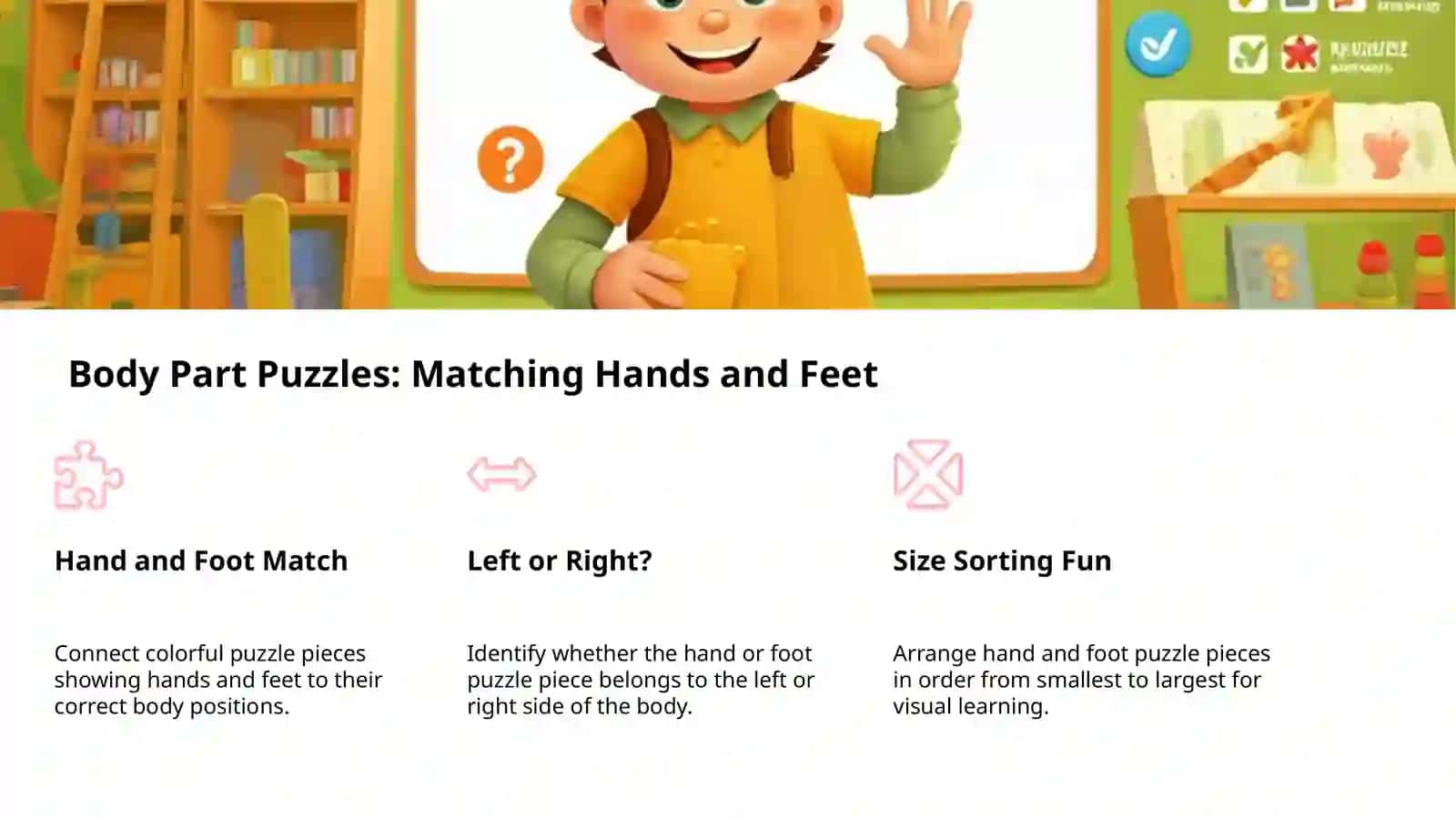 Fun Body Parts Learning Adventures 4