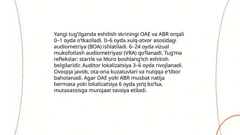 Chaqaloqlik davrining sensor perseptiv hamda kognetiv rivojlanish psixodiagnostikasi 4