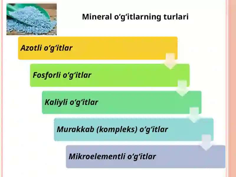 Kimyo darslarida mineral oʻgʻitlar 4